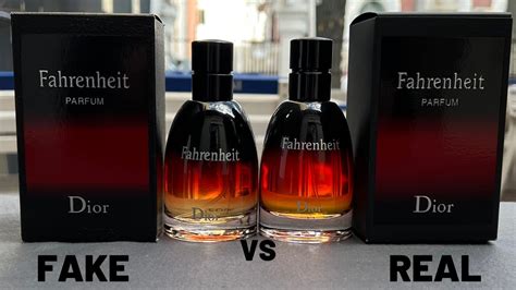 christian dior fahrenheit fake versus real